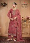 Masum By Rangoon Crush With Fancy Beads Work Top With Bottom Dupatta